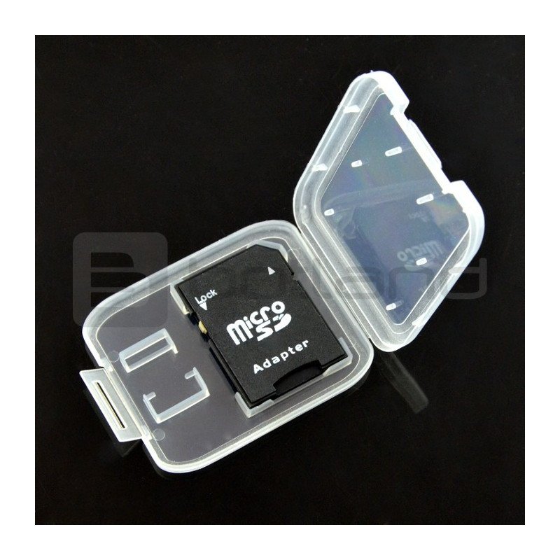 Pouzdro na paměťové karty SD a micro SD