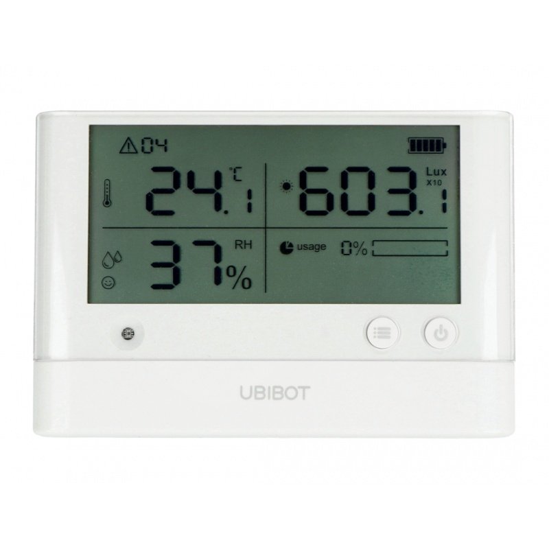 Záznamník teploty, vlhkosti a světla - WS1 Pro WiFi - UbiBot