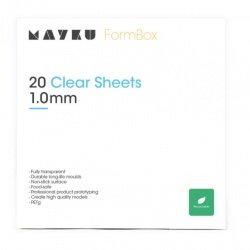 Průhledné listy Mayku - 1mm průhledný list pro Formbox - 20ks.