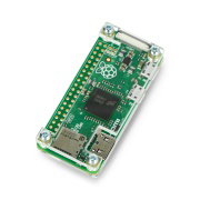 Pouzdro Raspberry Pi Zero - Fluo Open - průhledné