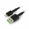 Lightning Green Cell USB Nylon 1m kabel - zdjęcie 1