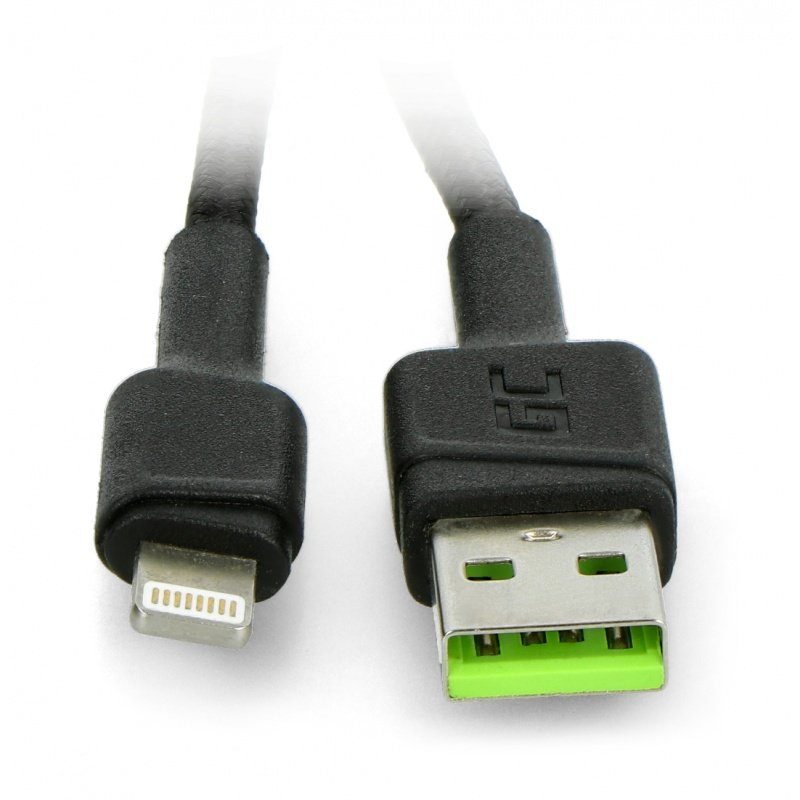 Lightning Green Cell USB Nylon 1m kabel