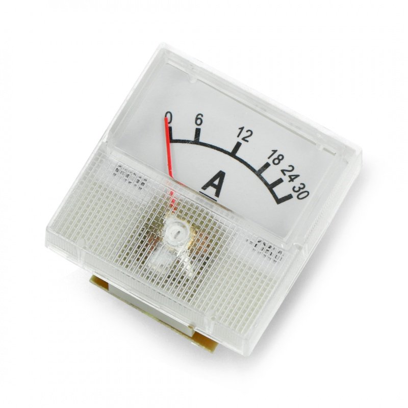 Analogový ampérmetr - panel 91C16 mini - 30A