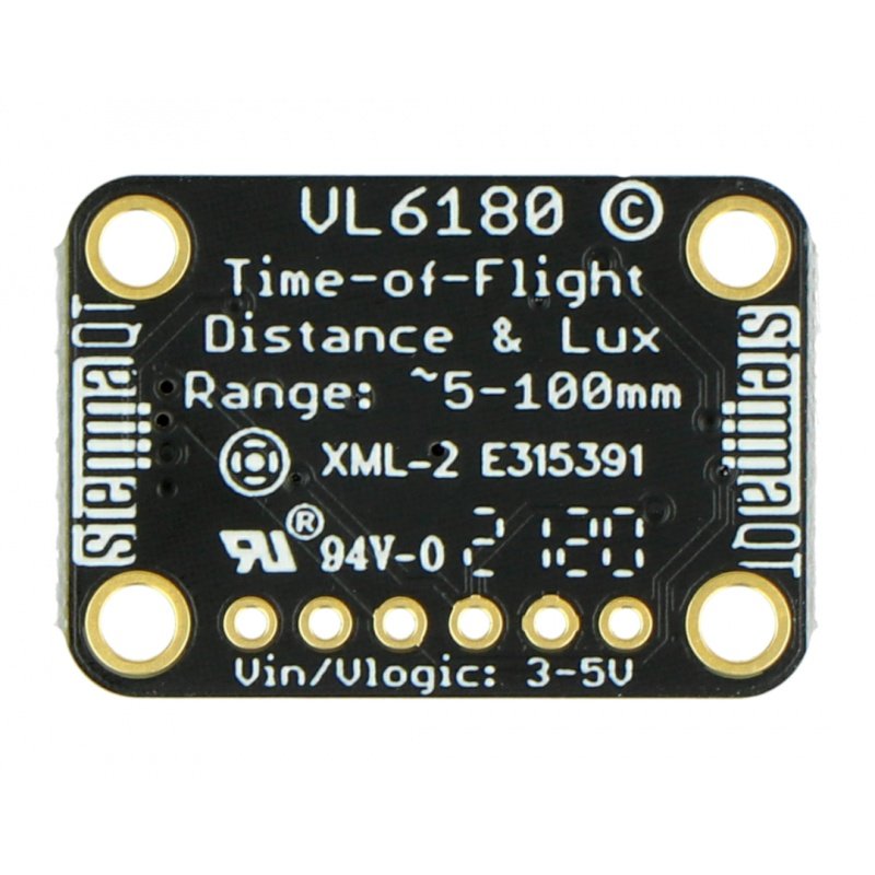 Adafruit VL6180X doba letu - snímač vzdálenosti a okolního světla I2C