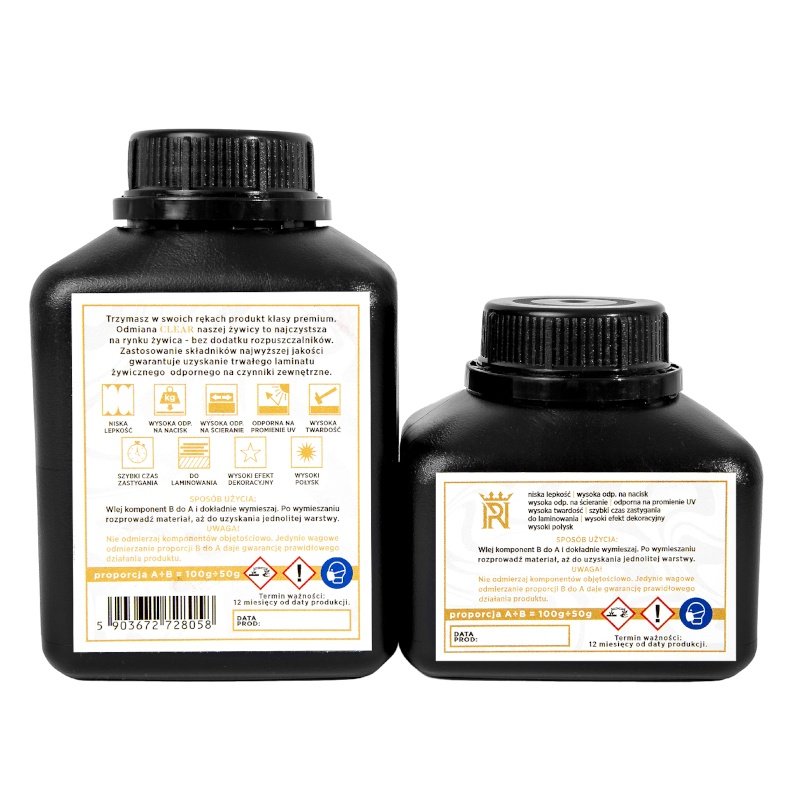 Royal Resin Clear epoxidová pryskyřice 0,5 kg - pro laminování