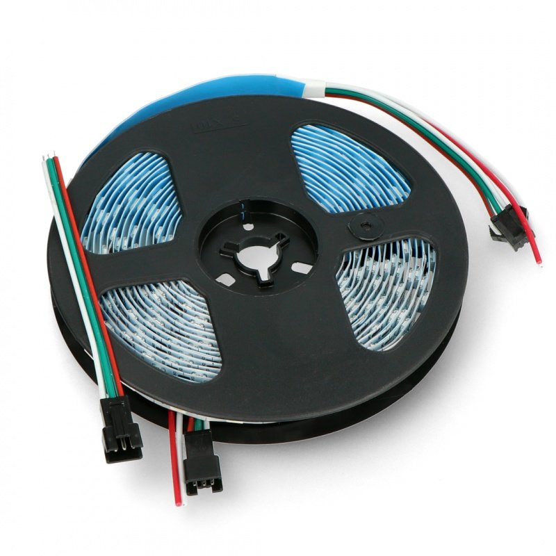 RGB LED pás SK6812 - digitální, adresovaný - IP30 60 LED / m, 5V