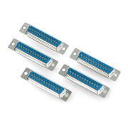 Zástrčka D-SUB 25 pro kabel - 5 ks.