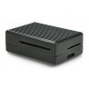 Obudowa do Raspberry Pi 4B - z wycięciami - aluminiowa - czarna - zdjęcie 3