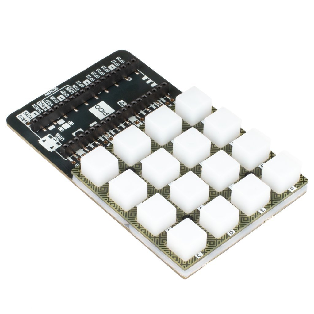 Pico RGB Keypad - podsvícená klávesnice pro Raspberry Pi Pico -