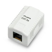 1x RJ45 stíněná zásuvka Lanberg - bílá