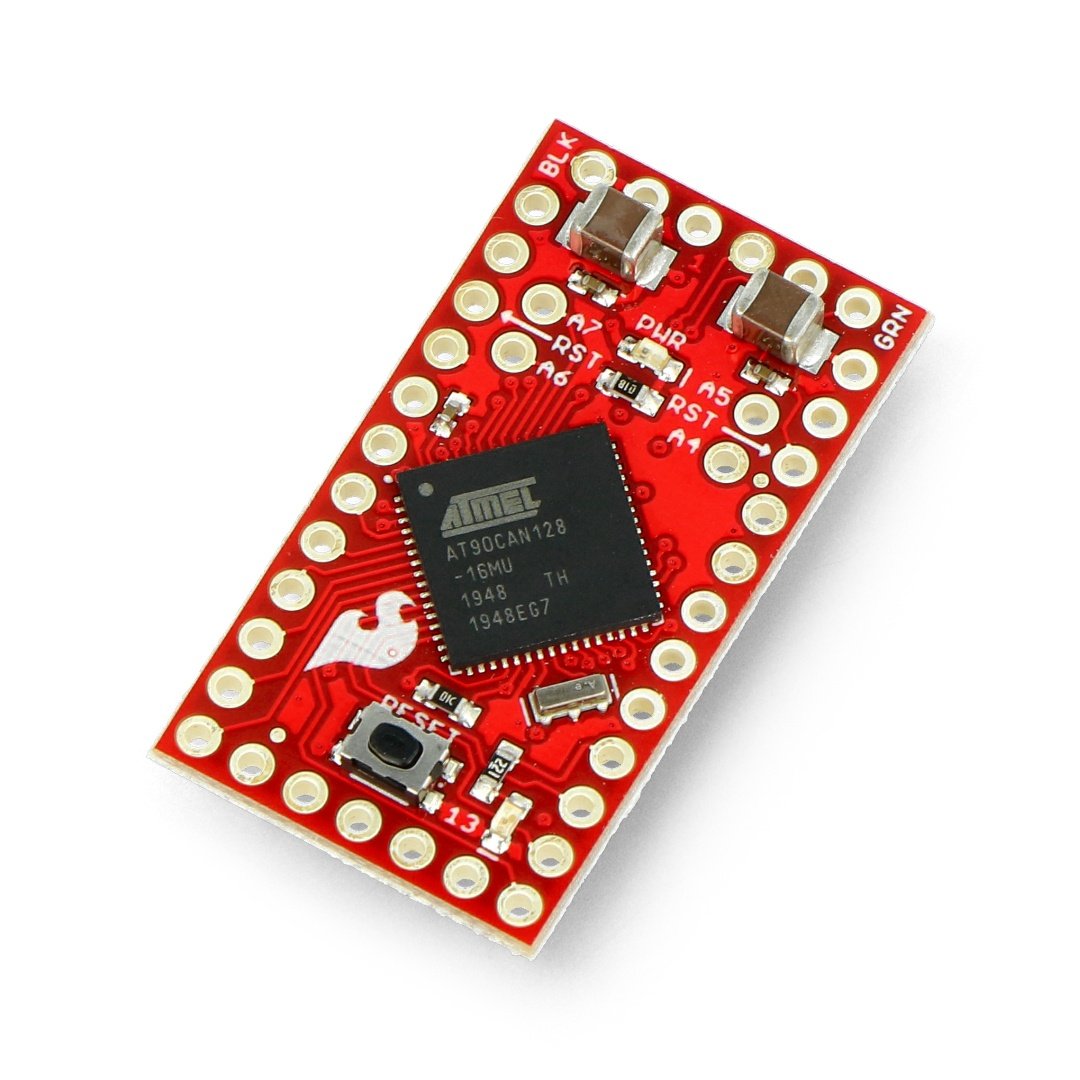 AST-CAN485 - AT90CAN128 s ovladačem CAN - kompatibilní s Arduino Pro Mini - SparkFun DEV-14483