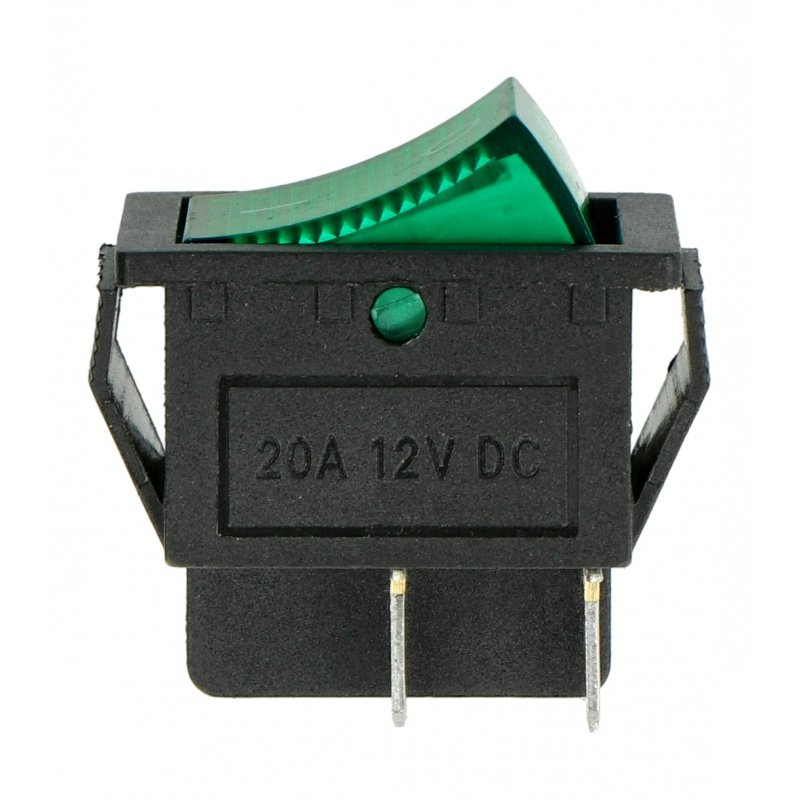 Vypínač MK621 12V / 20A - zelený