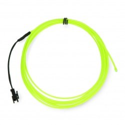EL Wire - 2,5m elektroluminiscenční drát - zelený