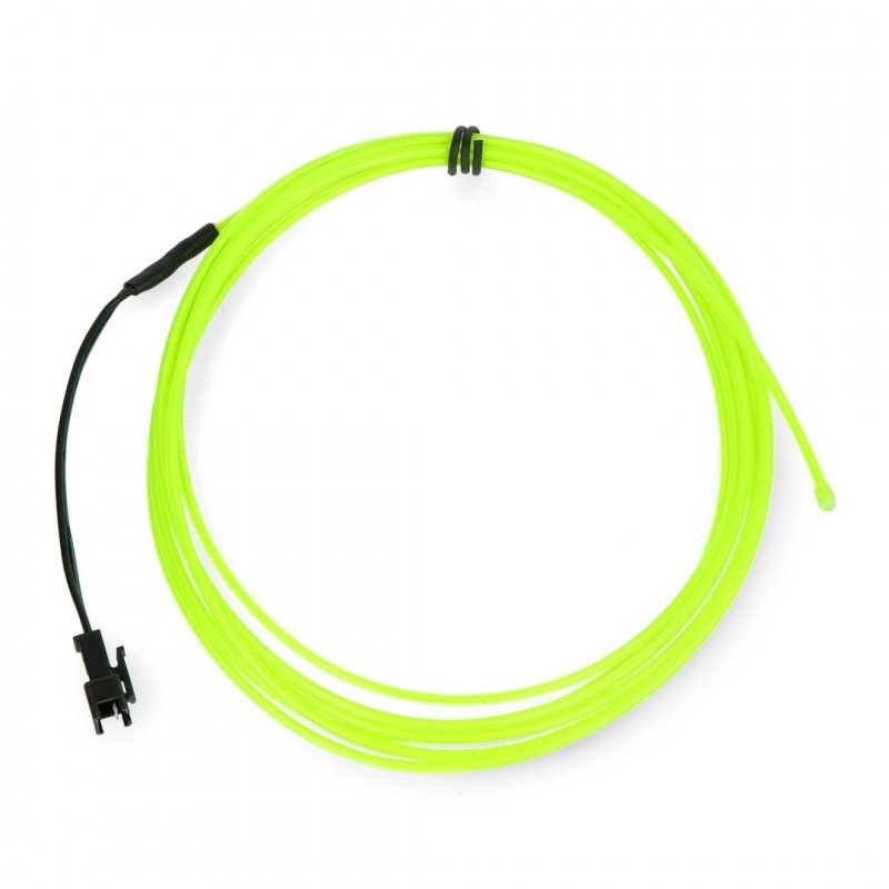 EL Wire - 2,5m elektroluminiscenční drát - zelený
