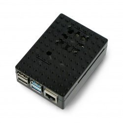 Pouzdro Pi-Blox pro Raspberry Pi 4B - černé - Multicomp Pro