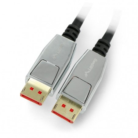 Kabel DisplayPort samec v1.4 8K Lanberg černý - 0,5 m Kabel DisplayPort samec v1.4 8K Lanberg černý - 0,5 m