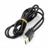 USB A - Lightning kabel pro iPhone / iPad / iPod - opletený Blow - černý 1,5 m - zdjęcie 2