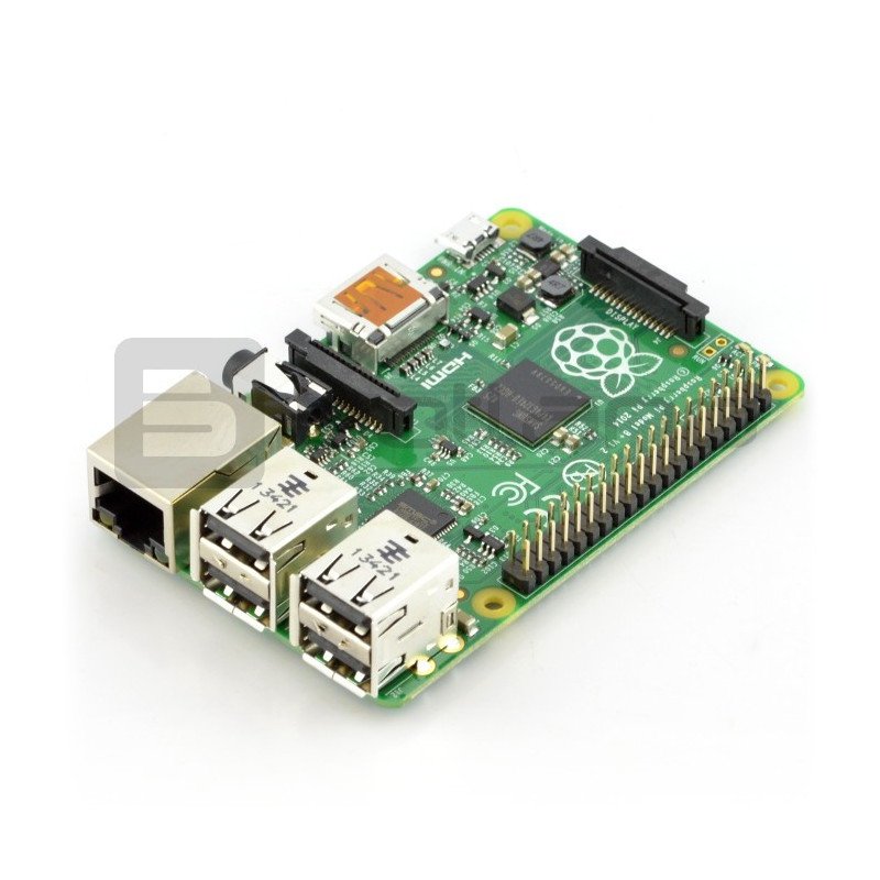 Raspberry Pi Model B + 512 MB RAM se paměťovou kartou + systém