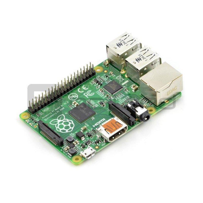 Raspberry Pi Model B + 512 MB RAM se paměťovou kartou + systém