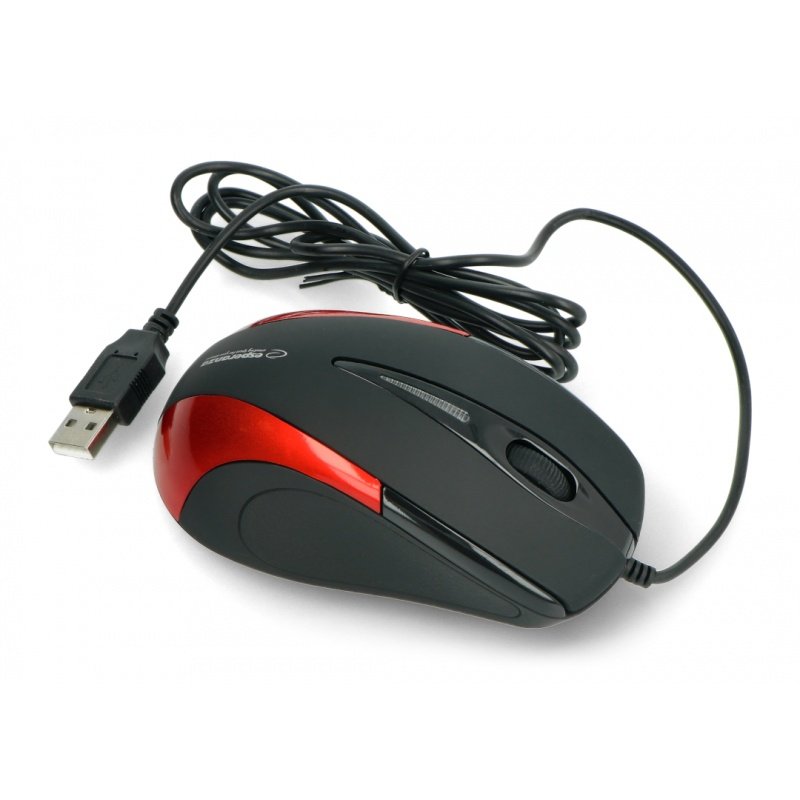 Optická myš Esperanza EM-102R - červená