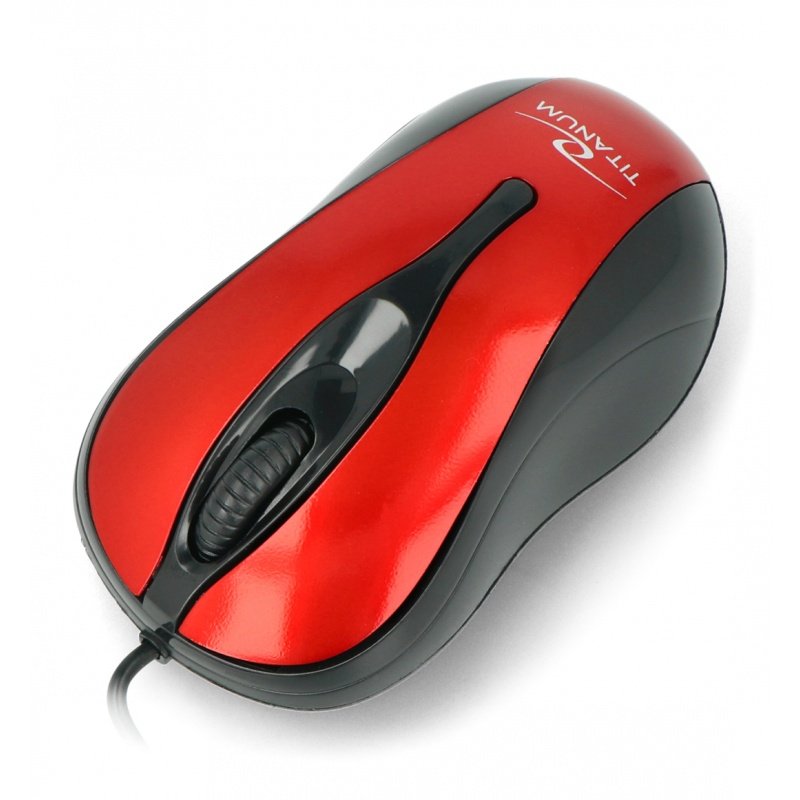 Optická myš Esperanza TM-103R červený USB Hornet titan