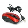 Optická myš Esperanza TM-103R červený USB Hornet titan - zdjęcie 3