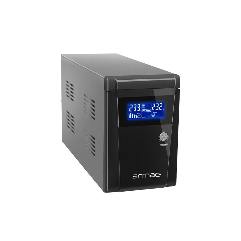 Zdroj nepřerušitelného napájení UPS Armac Office 1000E LCD - 3 x E zásuvka -