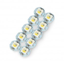 Mini Button PCB NeoPixel RGBW - SK6812 - adresovatelné LED diody - ...