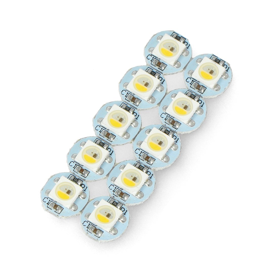 Mini Button PCB NeoPixel RGBW - SK6812 - adresovatelné LED