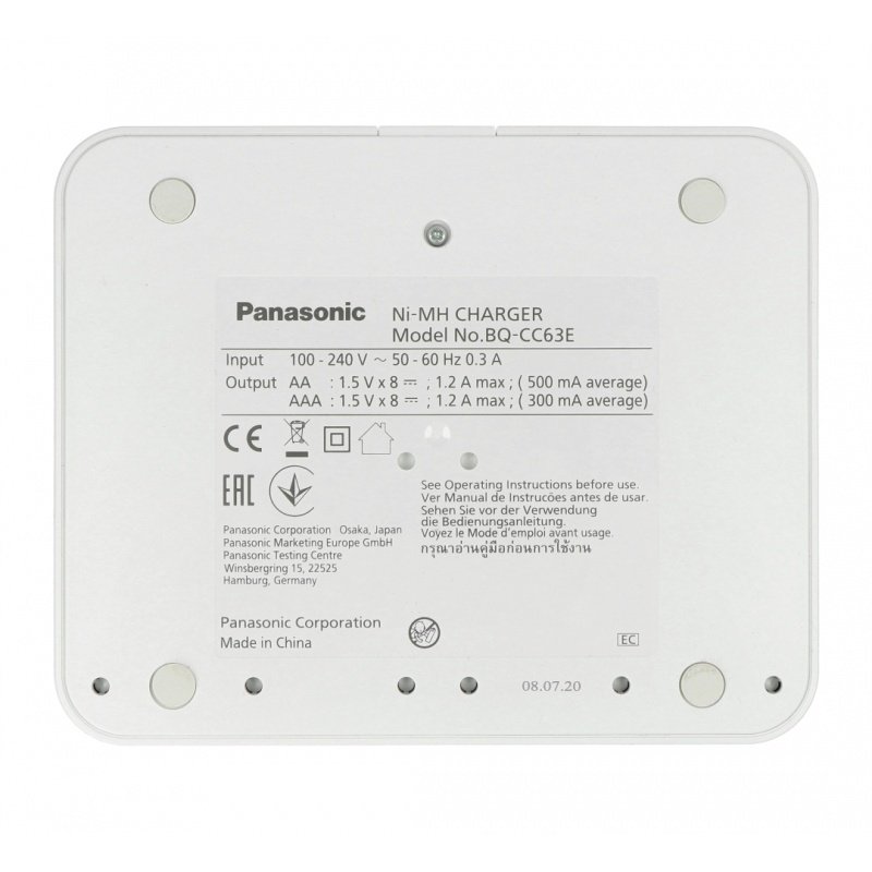 Nabíječka Panasonic BQ-CC63 - AA, AAA 1-8 ks.