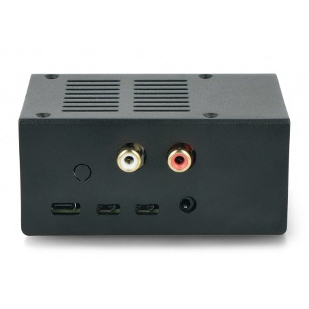 Obudowa do HiFiBerry DAC+/ADC i Raspberry Pi 4B - stalowa - Obudowa do HiFiBerry DAC+/ADC i Raspberry Pi 4B - stalowa -