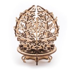 Mechanická rakev - květ - mechanický model pro montáž - dýha - 101 prvků - Ugearsmodels 70019