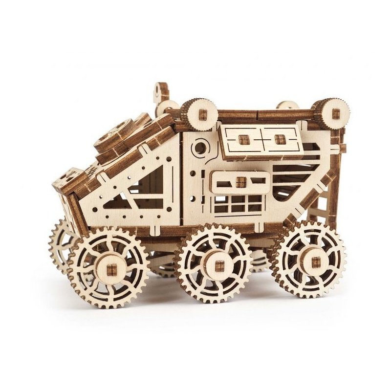 Mars rover - mechanický model pro montáž - dýha - 95 prvků -