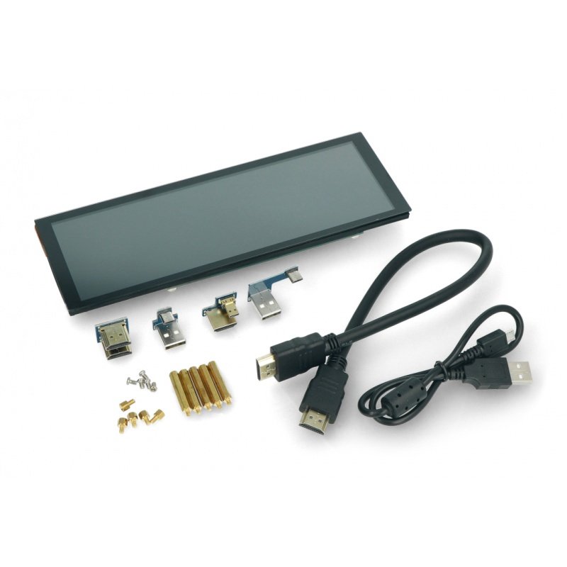 IPS LCD kapacitní dotyková obrazovka 7,9 "400x1280px HDMI + USB