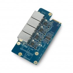 H2 Net Card - síťová karta pro Odroid H2 4x Ethernet 2,5 Gb