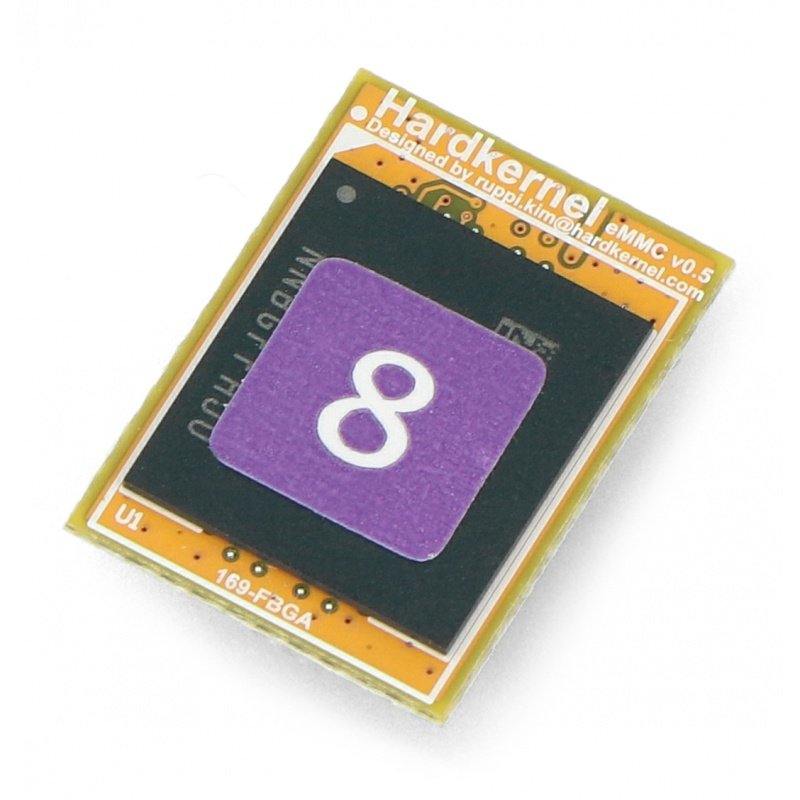 8 GB paměťový modul eMMC se systémem Android pro Odroid C4