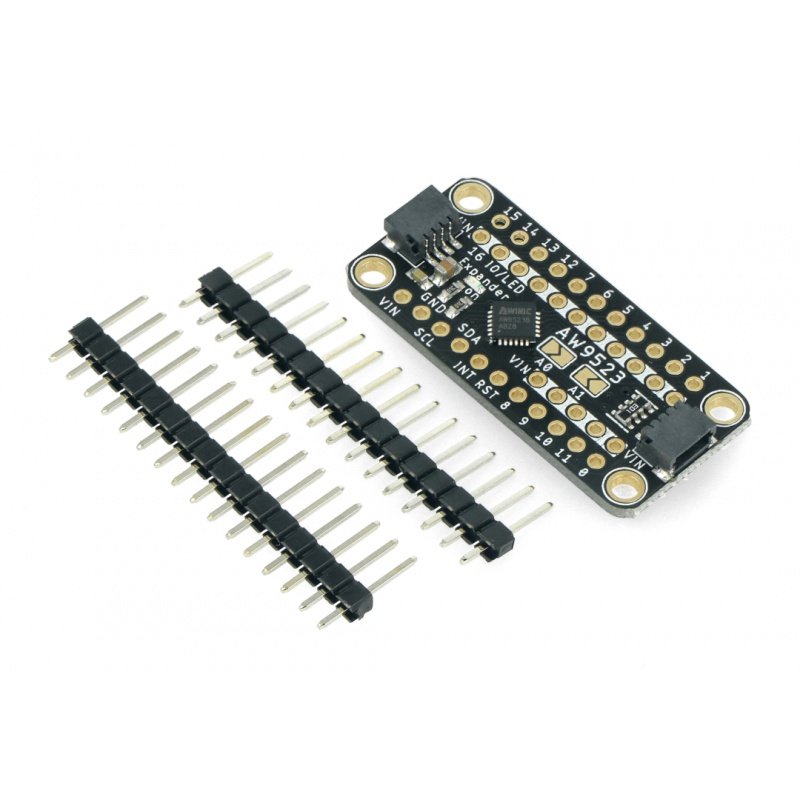GPIO I2C pin expander a LED driver - AW9523 - STEMMA AT / Qwiic