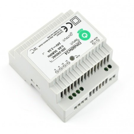 Zasilacz DIN60W24 na szynę DIN - 24V / 2,5A / 60W Zasilacz DIN60W24 na szynę DIN - 24V / 2,5A / 60W