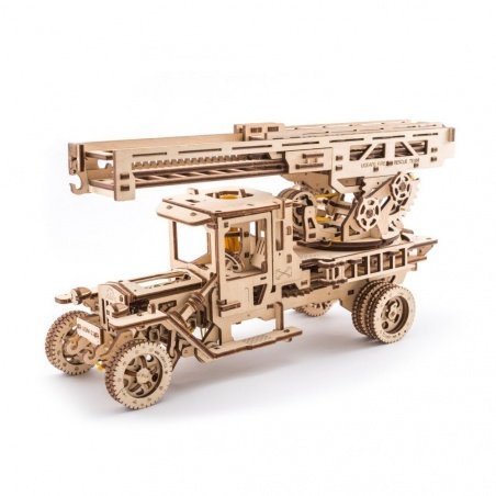 Hasiči - mechanický model pro montáž - dýha - 537 prvků - Hasiči - mechanický model pro montáž - dýha - 537 prvků -