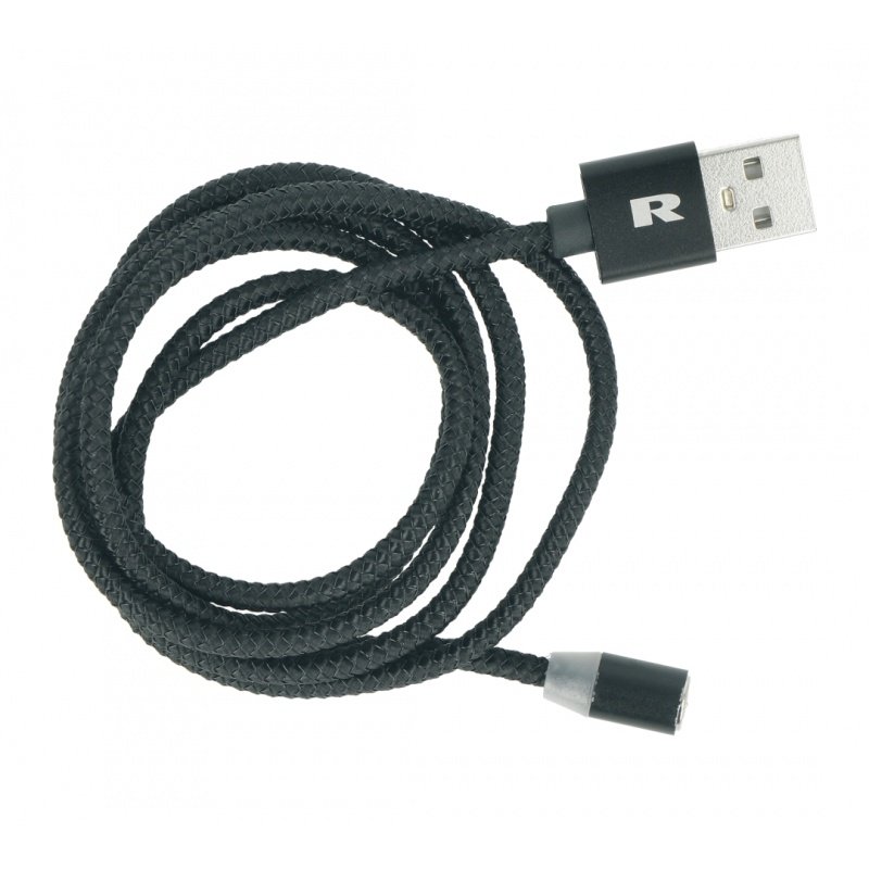 Rebel 3v1 USB typ A magnetický kabel - microUSB, USB typ C