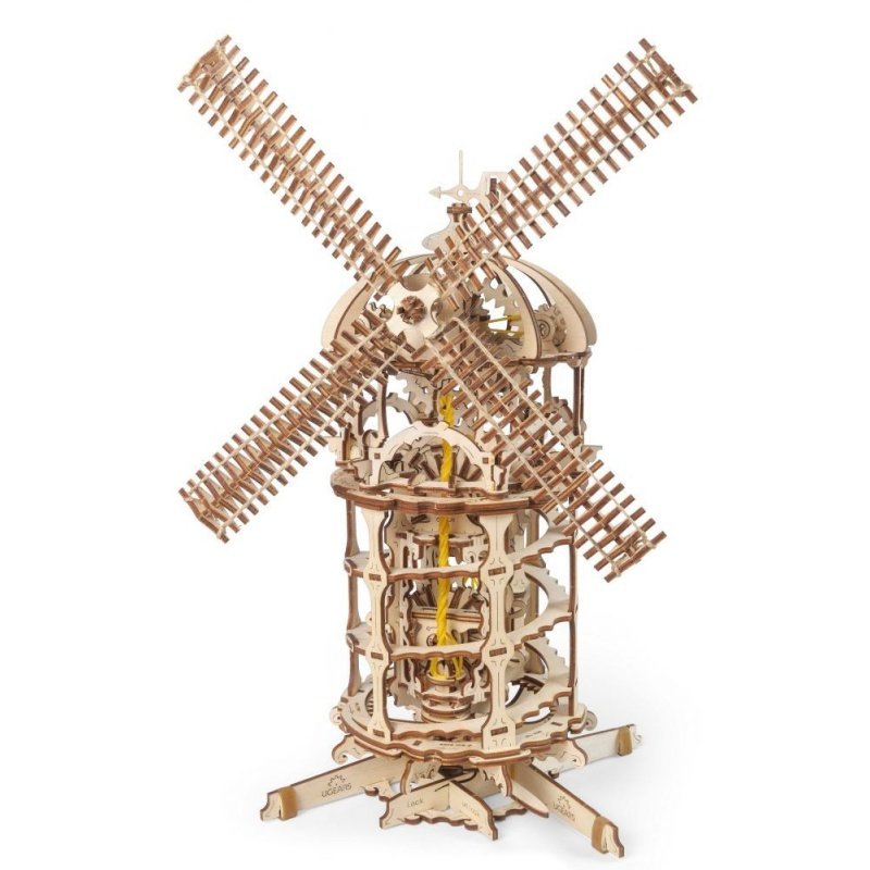 Věž - větrný mlýn - mechanický model pro montáž - dýha - 585