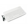 Bezdrátová klávesnice Bluetooth 3.0 - bílá - 10 palců - zdjęcie 2