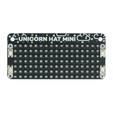 Unicorn HAT Mini - RGB LED matice - překrytí pro Raspberry Pi -