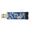 Programátor AVR kompatibilní s páskou USBasp ISP + IDC - modrá - zdjęcie 2