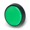 Tlačítko Arkády 60 mm černé pouzdro - zelené s podsvícením - zdjęcie 1