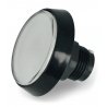 Tlačítko Arkády 60 mm černé pouzdro - bílé s podsvícením - zdjęcie 2