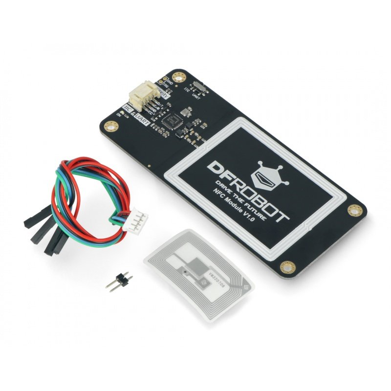 Gravity - komunikační modul s NFC tagem - I2C / UART - DFRobot