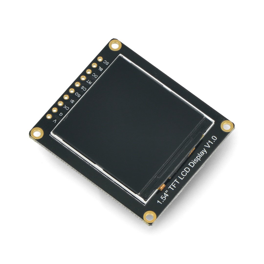 TFT LCD displej - 1,54 '' 240x240px IPS - se slotem pro kartu