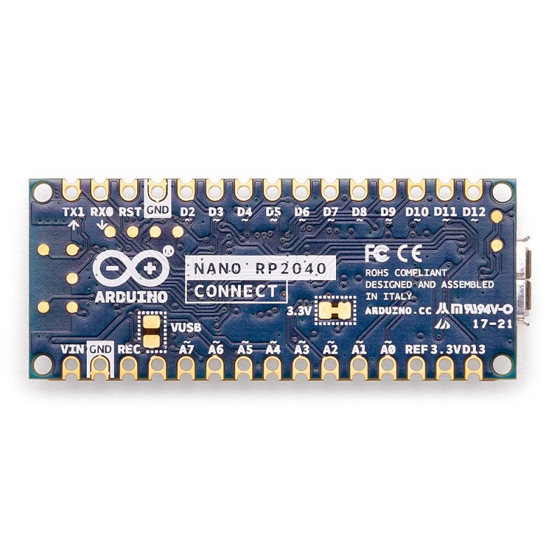 Arduino Nano RP2040 Connect without headers