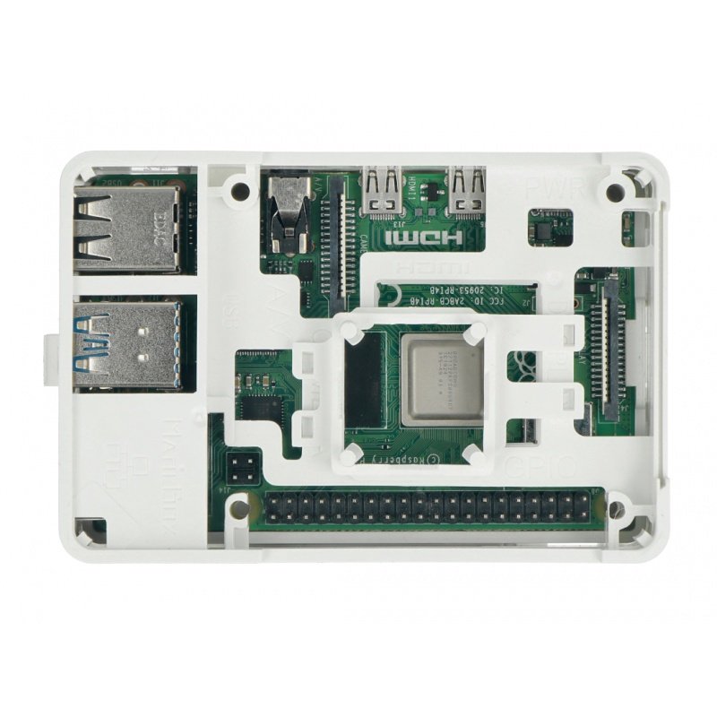 Pouzdro pro Raspberry Pi 4B - bílé - MaticBox 4
